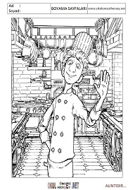 ratatouille boyama sayfaları